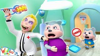 Pregnant Mom Has a Toothache  Fake Dentist | Top Stranger Danger Song | Wolfoo Kids Songs