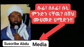 ሱፊ፣ ሰለፊ፣ ሱኒ  ምንድን ናቸዉ? || በሸህ ሙሀመድ  ሀሚድን -||