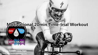 Turbo-training or FTP test 20min motivational footage (128bpm) like FREE Sufferfest workout (no ads)