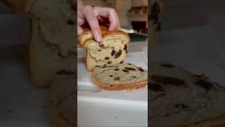 Cinnamon Raisin Bread #food #bread #homemadebread #shorts