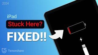 Fix iPad Stuck on Charging Screen 2024 - No Data Loss | Low Battery Fix