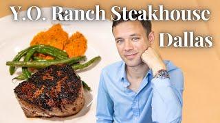 Eating at Y.O. Ranch Steakhouse. Best Steakhouse in Dallas?