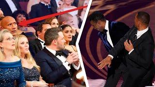 Celebrities SHOCKED Reaction To Will Smith Punching Chris Rock