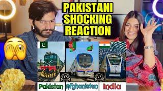 INDIAN RAILWAYS VS PAKISTAN RAILWAYS VS AFGHANISTAN RAILWAYS COMPARISON IN 2024 | PAKISTANI REACTION