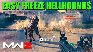 (EASY in 1 GAME) How To Slow 10 Hellhounds with Cryo Freeze Ammo Mod - FREEZER BURN MWZ Mission