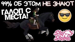 Как делать САМЫЙ БЫСТРЫЙ СТАРТ?! Галоп с места  - Star Stable