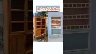 Dopamine style cabinet.#furniture #furnitureflip #beforeafter #repair #oldthings  #transformation