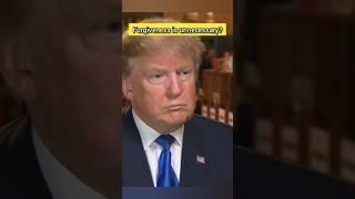 Donald Trump Does Not Need Forgiveness?
