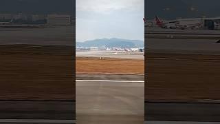 Epic Airport Scene! ️ | Watch This Flight Take Off Up Close!  #FlightTakeoff #shorts