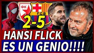 ¡¡¡LA BRUTAL PETICIÓN en RUEDA de PRENSA de IÑIGO y FLICK al EQUIPO!!! |ESTRELLA ROJA 2-5 BARÇA