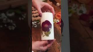 Did you know you can quickly press flowers and other botanicals with an iron? It’s not my favorite