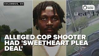 Cop shooting suspect was previously freed on controversial 'sweetheart plea deal' prior to shooting