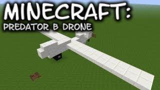 Minecraft: MQ-9 Reaper Predator Drone Tutorial