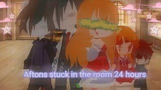 | Aftons stuck in the room 24 hours | 1/? | Fnaf | gacha club |