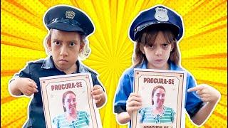 Maria Clara and Jessica pretend to be cops - Familia MC Divertida