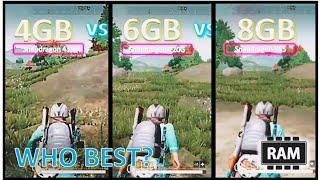 PUBG Mobile Graphics Comparison: 8GB RAM vs 6GB RAM vs 4GB RAM: Side By Side Difference?