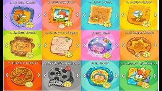 Cut the Rope: Time Travel  1-12 All Levels -Todos los niveles (1-15)Full 3 Stars-Estrellas JhoSeSaRo