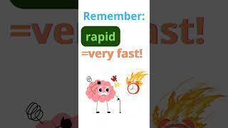 Stop Saying “Very Fast”! Use This Word Instead  | Quick Word Boost #shorts