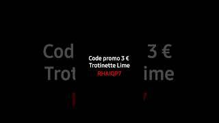 Code promo trotinette lime #codepromo #lime #trotinette #gratuit