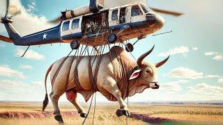 Revolutionizing US Farming - Transport Millions of Cows by Helicopter  | Agriculture Technology