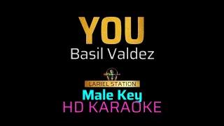 YOU - Basil Valdez (Live Version) | KARAOKE - Male Key