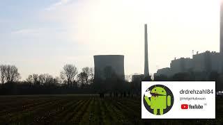 Sprengung des Kühlturms, vom STEAG Kraftwerk Voerde