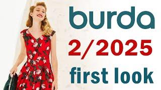 Burda 2 2025 first look! Burda Style 2/2025 Announcement!