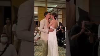 Momen Wedding Kiss Mikha Tambayong & Deva Mahenra #shorts