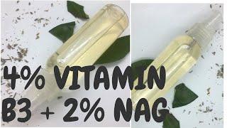 HOW TO MAKE 4% NIACINAMIDE + 2% N-ACETYL GLUCOSAMINE FACIAL MIST/TONER FOR CLEAR SKIN