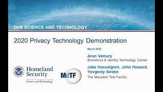 Privacy Technology Demonstration