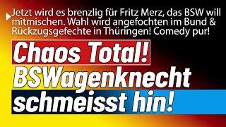 Eil! Absolutes Chaos! Wagenknecht schmeißt hier hin & klagt dort. Jetzt wird es brenzlig für Fritz!