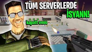 TÜM SERVERLERDE ÇILGIN İSYANLAR (BAN) #1 - CS 1.6 JAİLBREAK