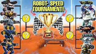  ALL ROBOTS SPEED TOURNAMENT! || WAR ROBOTS WR || FASTEST ROBOT CHAMPIONSHIP! ||