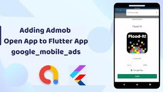 google admob open app flutter complete