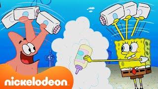 SpongeBob Mencoba Mengasuh dan Pekerjaan Baru Lainnya  | Nickelodeon Bahasa