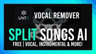 Split ANY Song into Vocal, Instrumental & More | FREE AI | Ultimate Vocal Remover 5