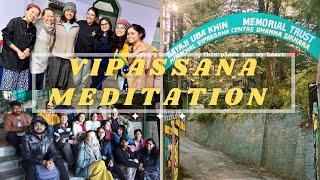 Dharmshala Vipassana Meditation Centre Himachal || Female Section Vlog, Dhamma Sikhara,10days Course