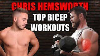 Best Workouts To Build Biceps Like Chris Hemsworth