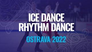 BEKKER / HERNANDEZ (GBR) | Ice Dance Rhythm Dance | Ostrava 2022 | #JGPFigure