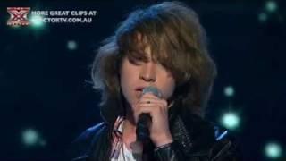 X factor Australia Chris Doe sings for his life