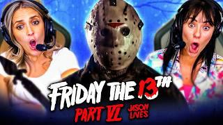 FRIDAY THE 13th PART VI: JASON LIVES (1986) MOVIE REACTION!! FIRST TIME WATCHING!! Jason Voorhees