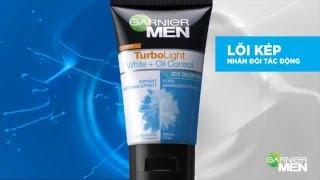 Sữa Rửa Mặt Cho Nam Sạch Nhờn Sáng Da Garnier Men ICY DUOFOAM