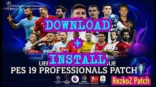 PES 2019 | Professionals Patch V1 Season 2018/2019