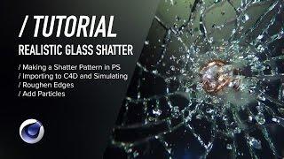 C4D TUTORIAL | Realistic Glass Shatter [Cinema 4D]