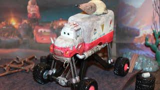 Disney Cars on the Road Cap'n Long Leggy - Road Rumblers Monster Ice Cream Truck Custom