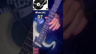 Easy Slow Blues guitar licks (A) 