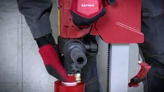 Hilti DD150 U Changing Gear instructional EN