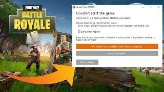 Launch Error: EasyAntiCheat not installed (FIX) | Fortnite | Epic Games