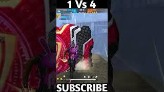 1vs4 Against Pro Nation Grandmaster Team Destroyed in Seconds Insane 1vs4#shorts #kishu888 #short