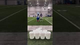 Blue Plays A Cornhole-like Game With Colts Player Michael Pittman Jr.! 